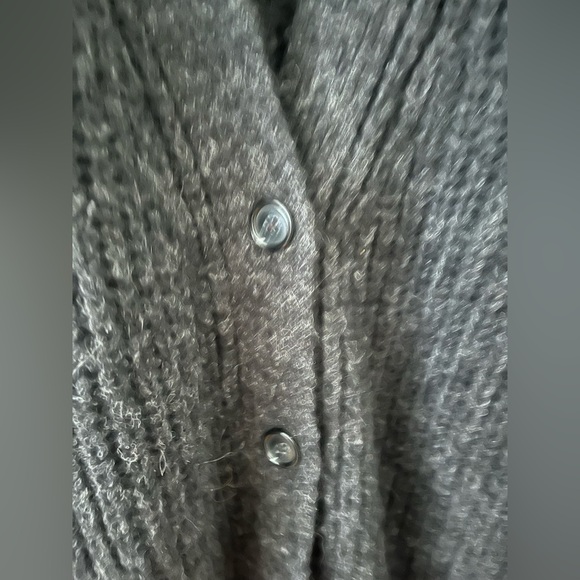 Jenni Kayne Baby Alpaca Oversized Cocoon Cardigan Sweater XS Black VGUC - Picture 6 of 10